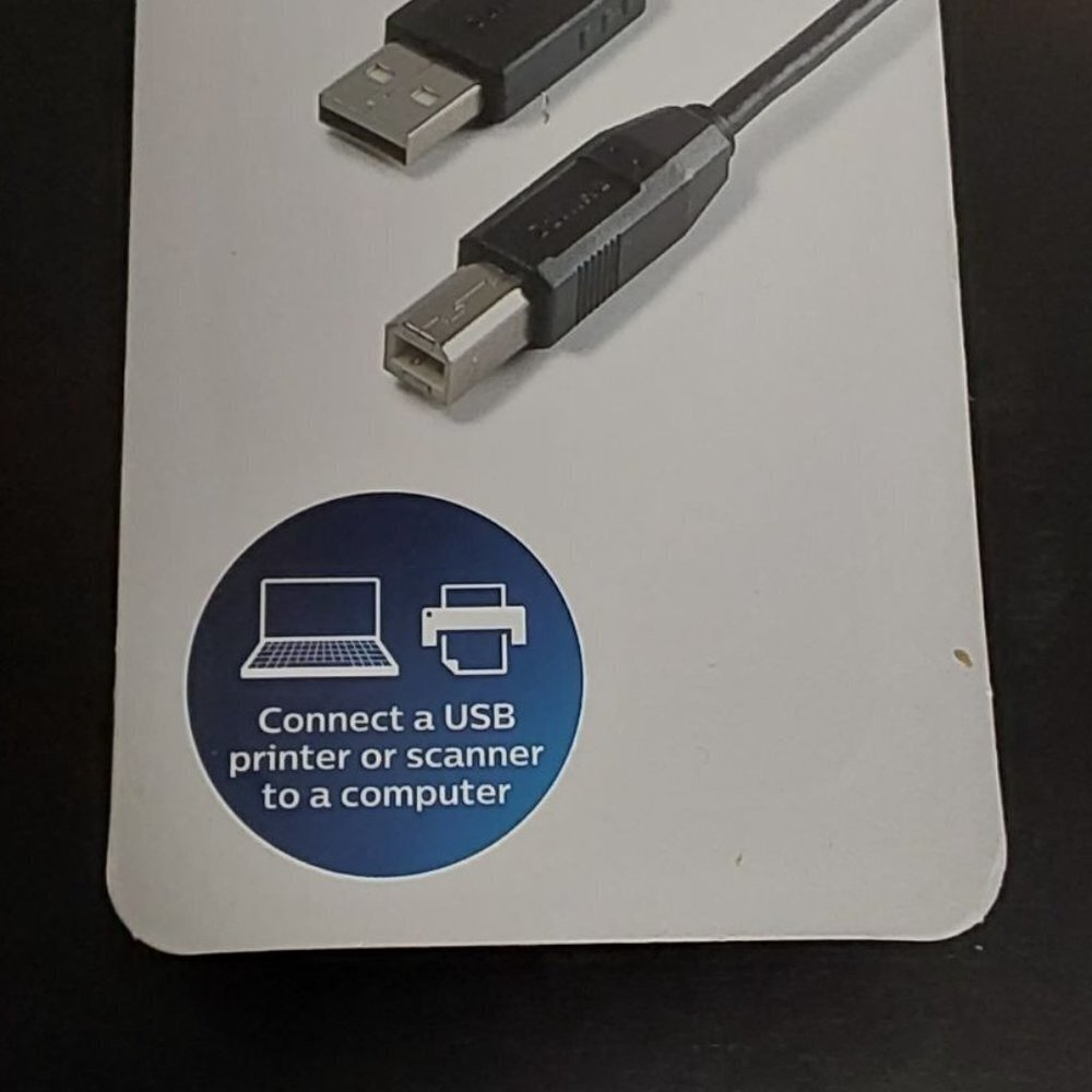 Philips USB 2.0 Device Cable - 6ft - Picture 2 of 8